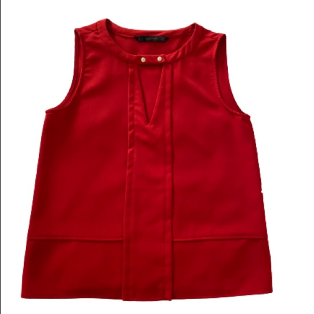 Beautiful New Zara red sleeveless top! Small